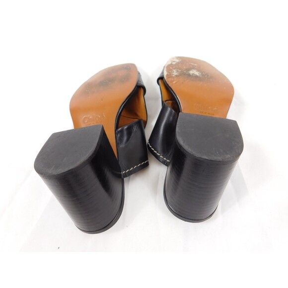 Chloe Candice Twist Block Heel Sandals 37 - Picture 8 of 9